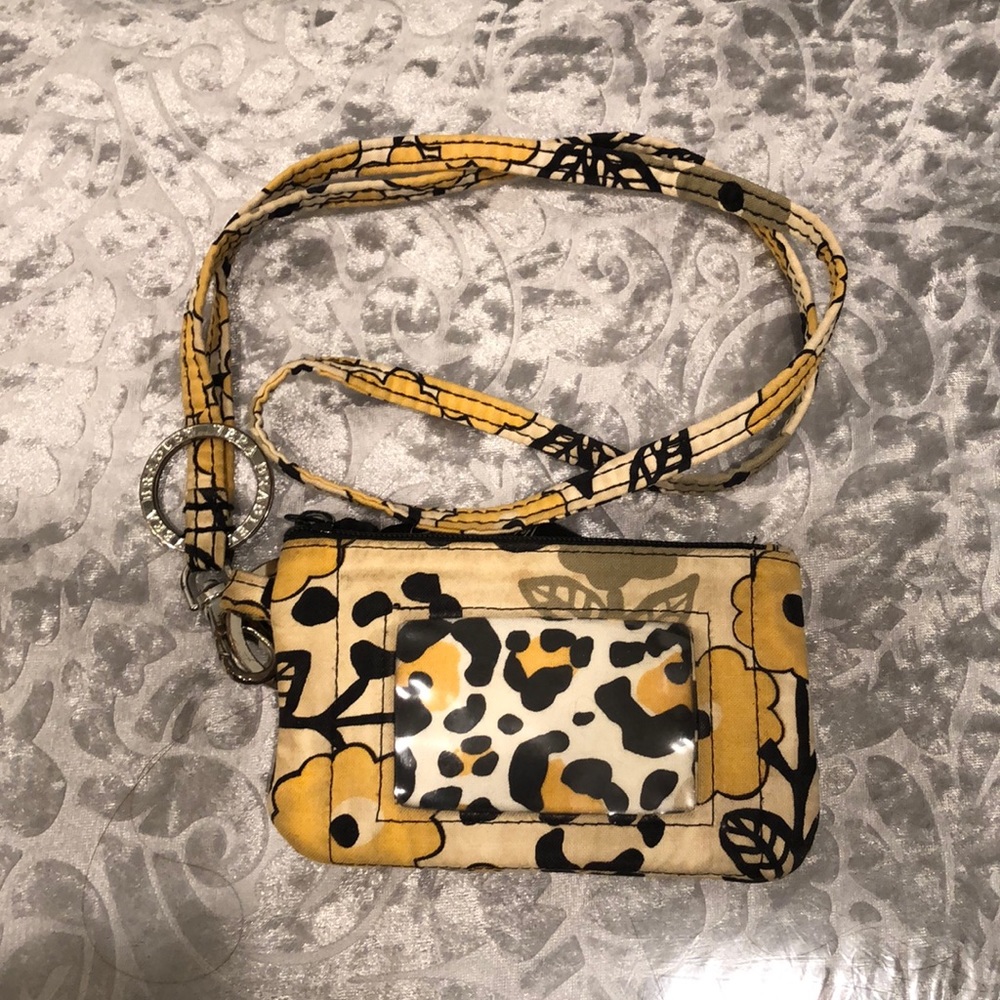 Vera Bradley ID Case and Lanyard